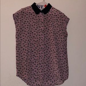 Club Monaco sleeveless Silk Top